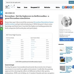 Scrumban - Get the highscore in GetScrumBan - a great Scrumban simulation