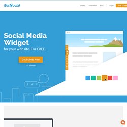 GetSocial - Social Media Widgets to Increase Engagement and Sales