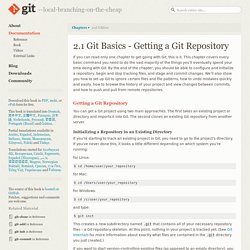 Getting a Git Repository