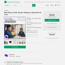 Role Plays for ESL Adults: Getting an Apartment & more by Rike Neville