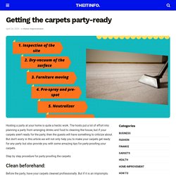 Getting the carpets party-ready - TheItInfo