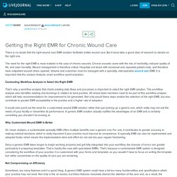 Getting the Right EMR for Chronic Wound Care