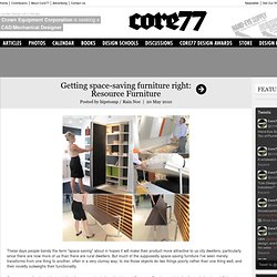 Getting space-saving furniture right: Resource Furniture - Core7