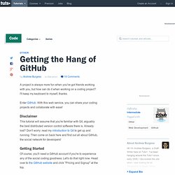 Getting the Hang of GitHub