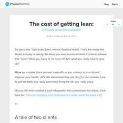 The cost of getting lean: Is it really worth the trade-off?
