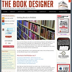 Preparándose para publicar - El diseñador de libros