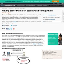 Getting started with SSH security and configuration
