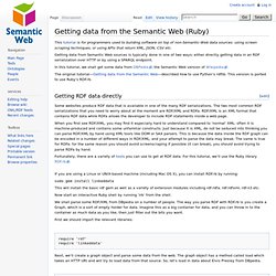 Getting data from the Semantic Web (Ruby)