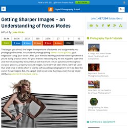 Getting Sharper Images - an Understanding of Focus Modes