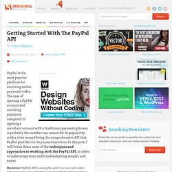 Getting Started With The PayPal API - Smashing Magazine