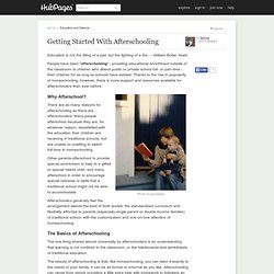 Getting Started With Afterschooling