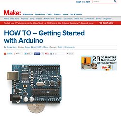 blog: HOW TO - Getting Started with Arduino