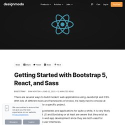 Getting Started with Bootstrap 5, React, and Sass