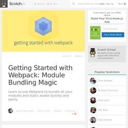 Getting Started with Webpack: Module Bundling Magic