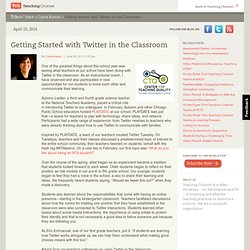 Getting Started with Twitter in the Classroom