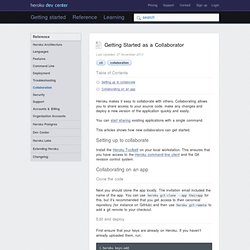 Getting Started as a Collaborator