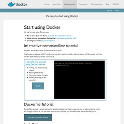 Getting Started - Docker, The linux container engine