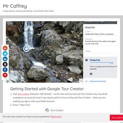 Getting Started with Google Tour Creator