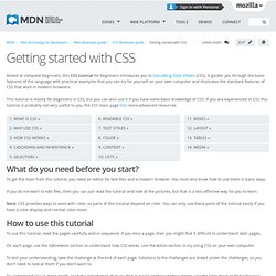 Getting Started (CSS Tutorial)