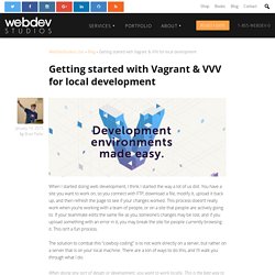 Getting started with Vagrant & VVV for local development