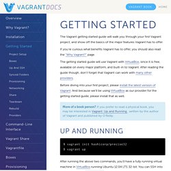 Getting Started - Vagrant Documentation