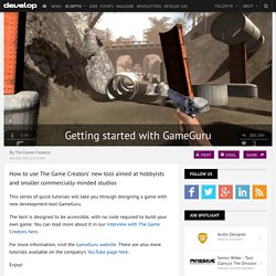 Getting started with GameGuru