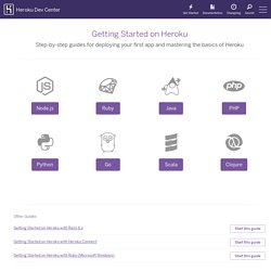 Heroku Quickstart Guide