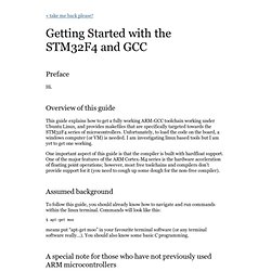 (Saving...) Getting Started with the STM32F4 and GCC - jeremyherbert.net