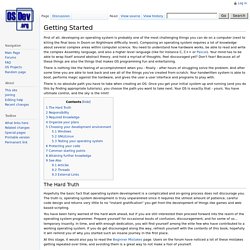 Getting Started - OSDev Wiki