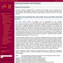 Getting started with Palabos — Palabos 0.6 User's Guide