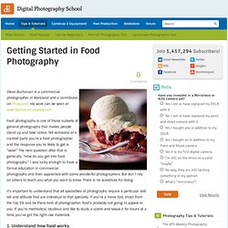 Getting Started in Food Photography