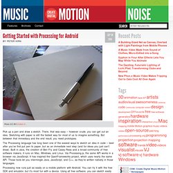 Getting Started with Processing for Android