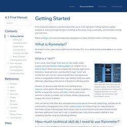 Getting Started - Rainmeter 3.1 Manual