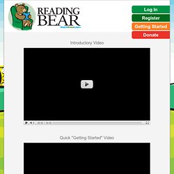 Getting Started with Reading Bear