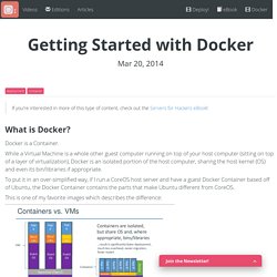 Getting Started with Docker - Servers for Hackers