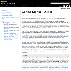 Getting Started Tutorial