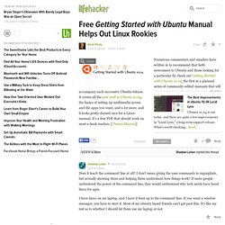 Free Getting Started with Ubuntu Manual Helps Out Linux Rookies