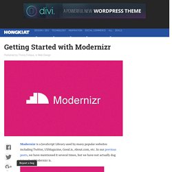 Getting Started with Modernizr