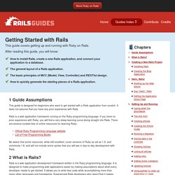 Getting Started with Rails