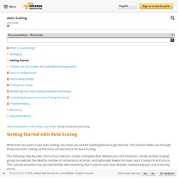 Getting Started with Auto Scaling - Auto Scaling
