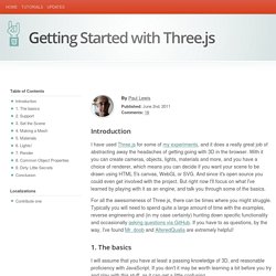 Getting Started with Three.js