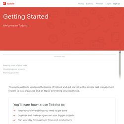 Getting Started with Todoist