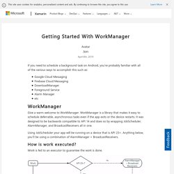 Getting Started With WorkManager