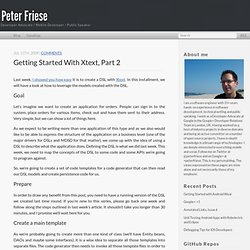 Getting started with Xtext, part 2 - Peter Friese