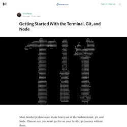 Getting Started With the Terminal, Git, and Node — JavaScript Scene