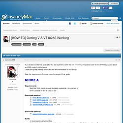 [HOW TO] Getting VIA VT1828S Working