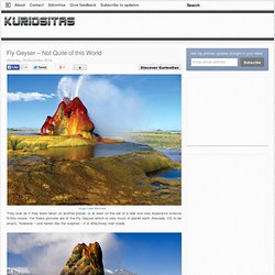 Fly Geyser – Not Quite of this World