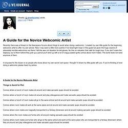 ghastlycomic: A Guide for the Novice Webcomic Artist