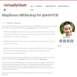 Magikmon MKBackup for ghettoVCB