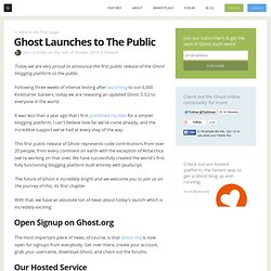 The Ghost Blog